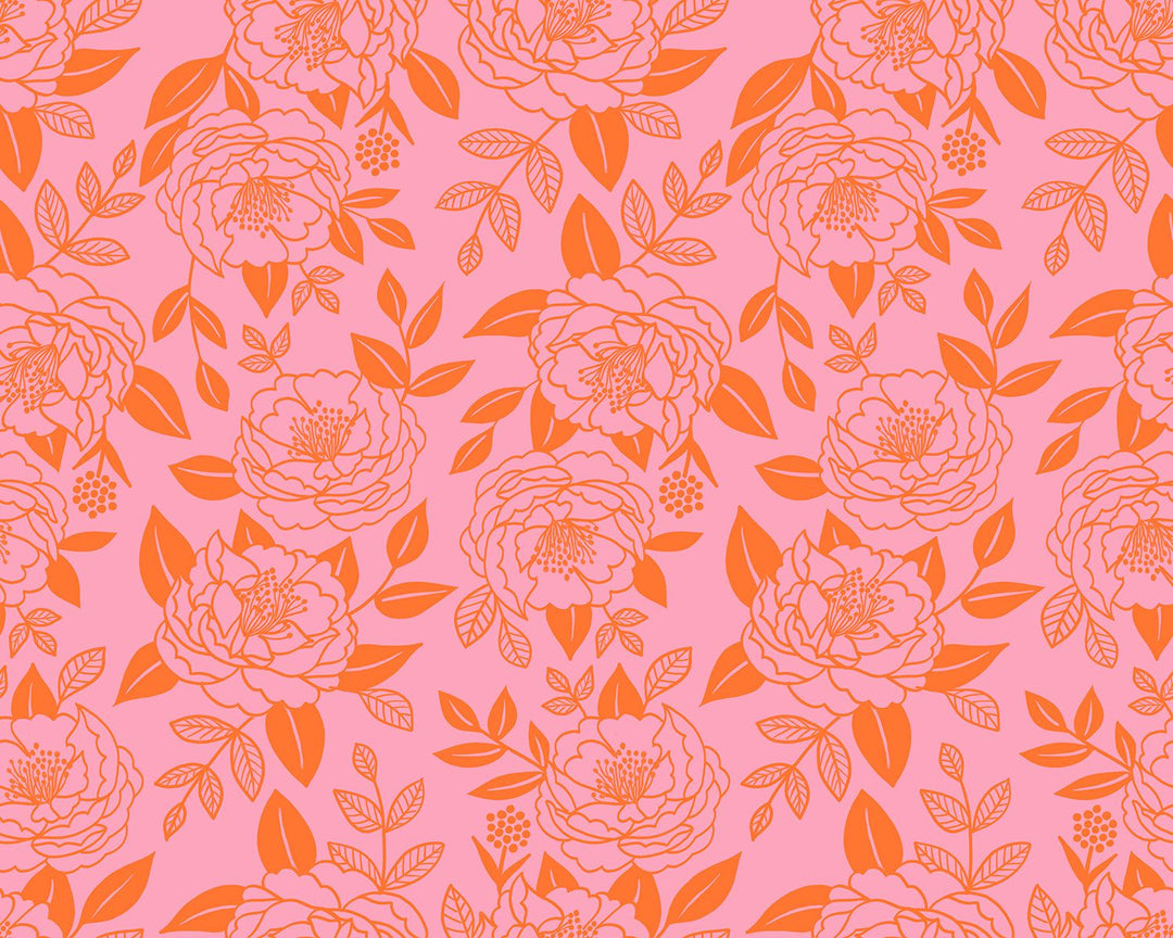 Rise and Shine - Garden Glow in Azalea - Melody Miller of Ruby Star Society - RS0079 12 - Half Yard