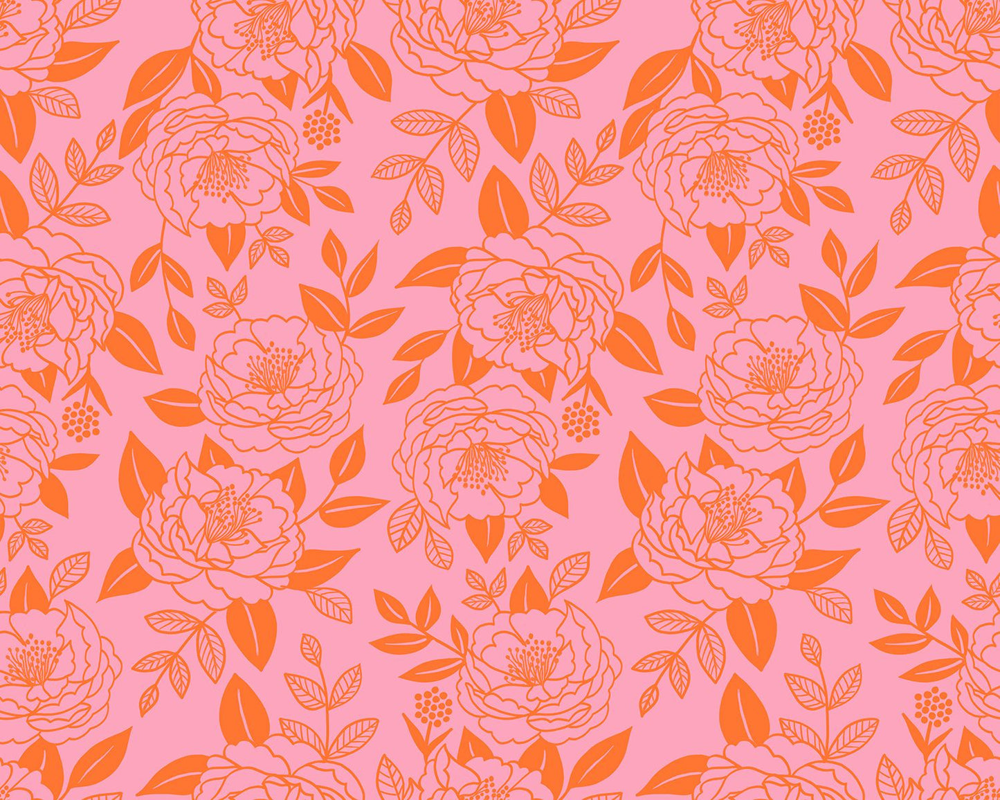 Rise and Shine - Garden Glow in Azalea - Melody Miller of Ruby Star Society - RS0079 12 - Half Yard