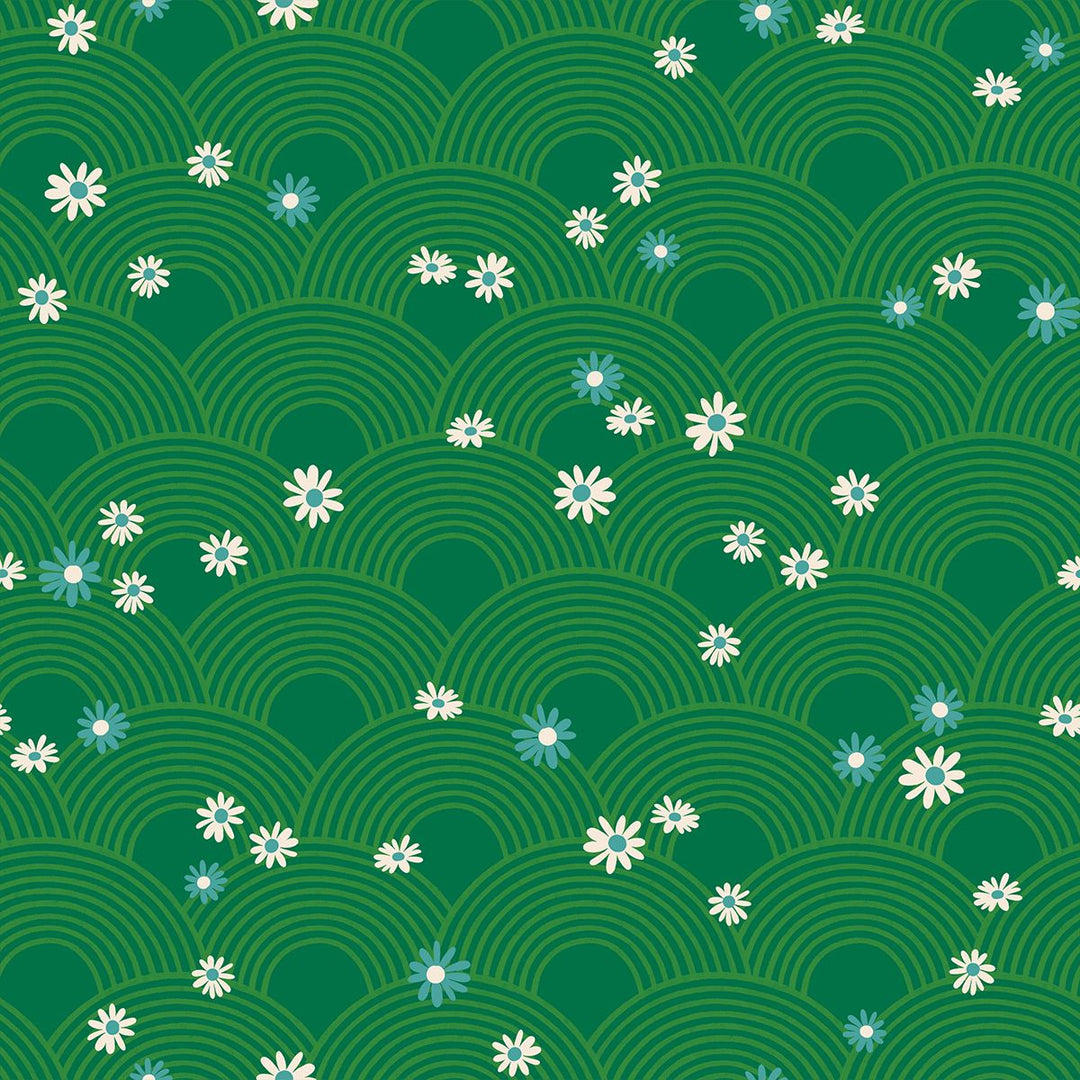 PREORDER - Rise and Shine in Evergreen - RS0081 14 - Half Yard