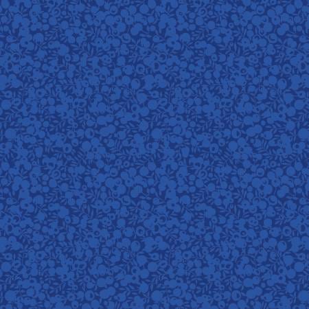 Cotton quilting fabric pattern called 'Nautical Blue'. Part of the 'Wiltshire Shadow' fabric collection. Designed by Liberty Fabrics Collection for fabric company Liberty Fabrics. SKU: 01666546A. 44-45 inch width.