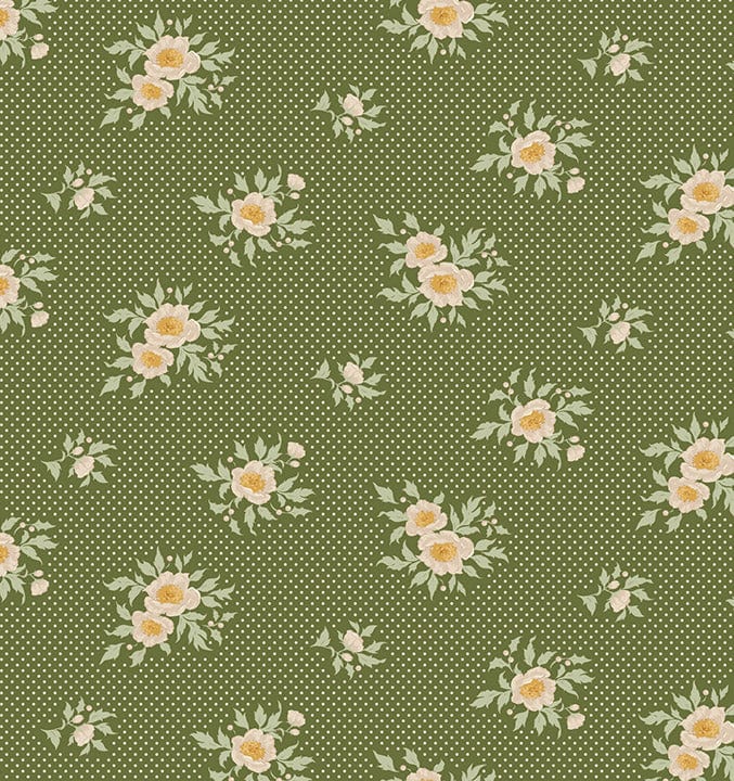 Joy Pine quilting fabric, part of the Merry Little Christmas fabric collection by Tilda Fabrics (SKU: TIL100634)