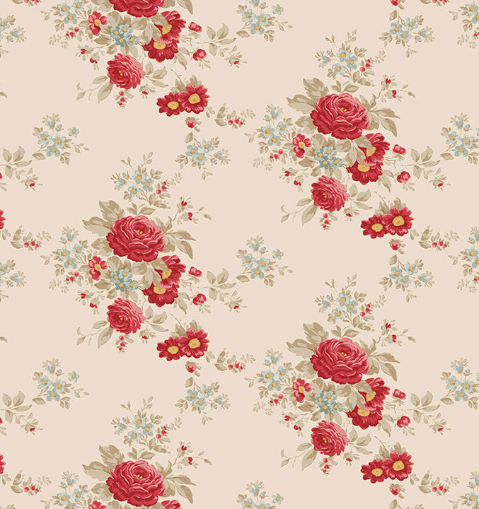 Carol Cream - Merry Little Christmas by Tilda Fabrics - Half Yard Fabric (Preorder)
