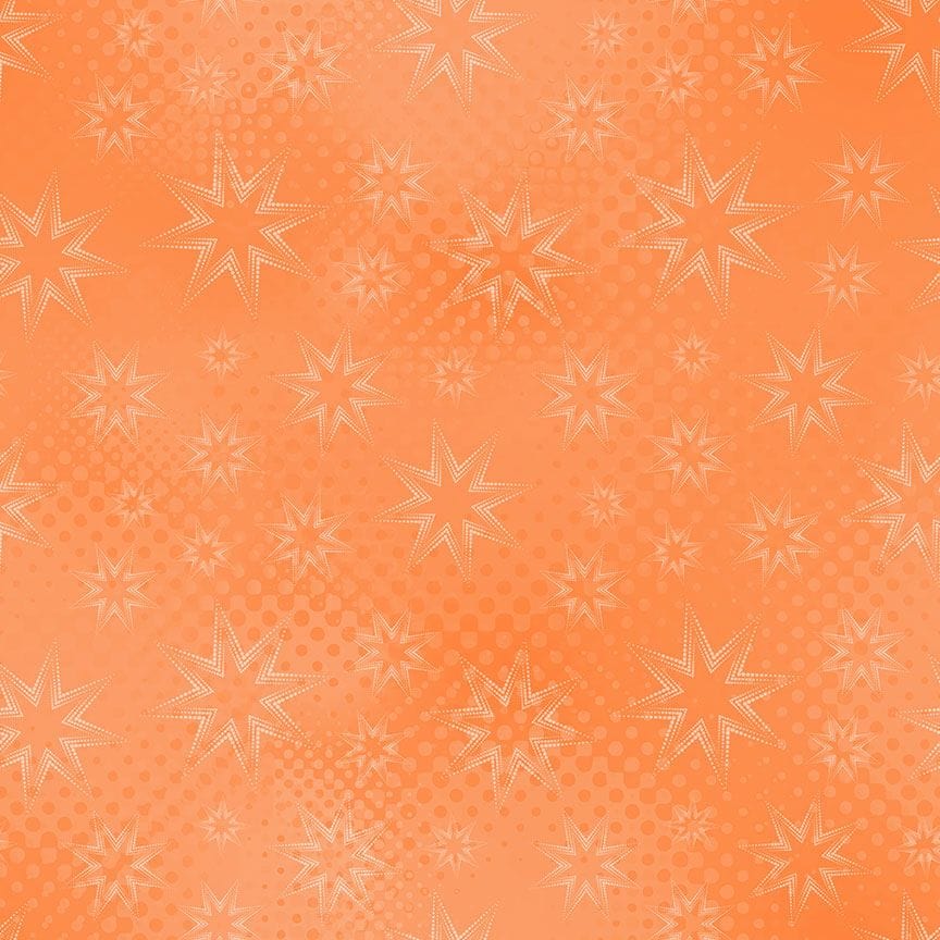 Dot Dot Stars in Peach quilting fabric, part of the Colorstock fabric collection by Judy and Judel Niemeyer (SKU: JN-C2969 PEACH)