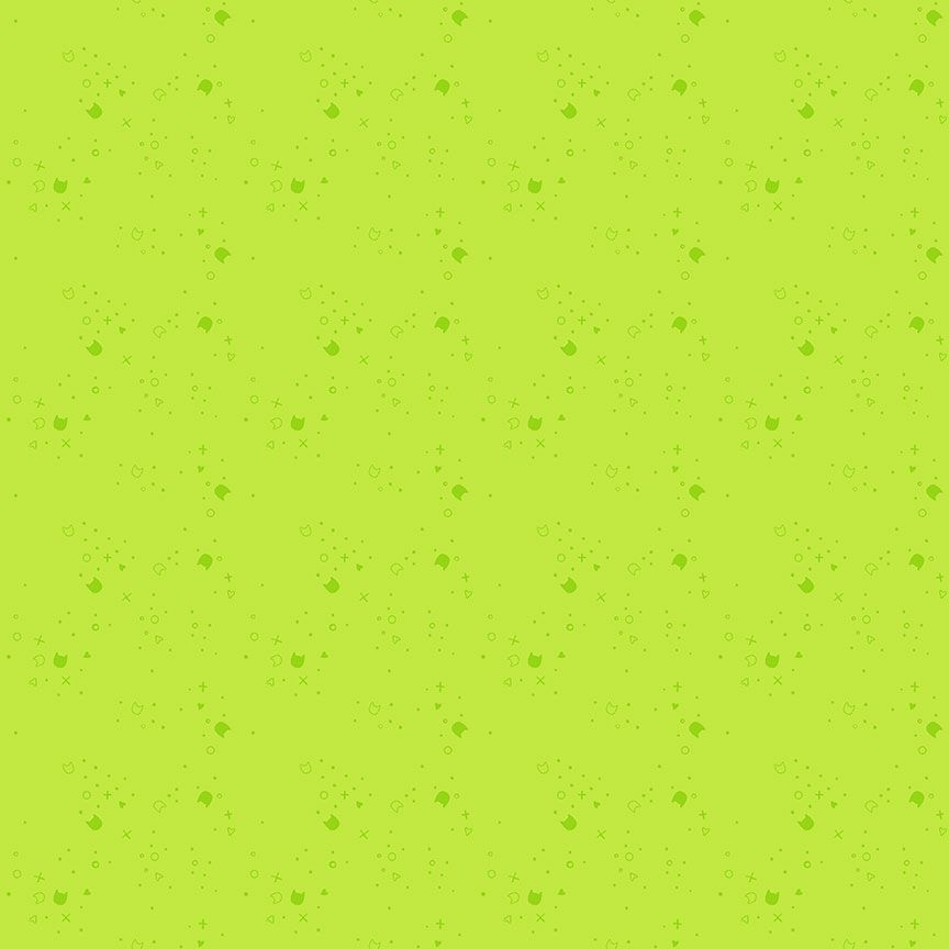 Kitty Litter Blender quilting fabric in Dew, part of the Kitty Litter fabric collection by Pammie Jane (SKU: STELLA-DPJ3000 DEW)