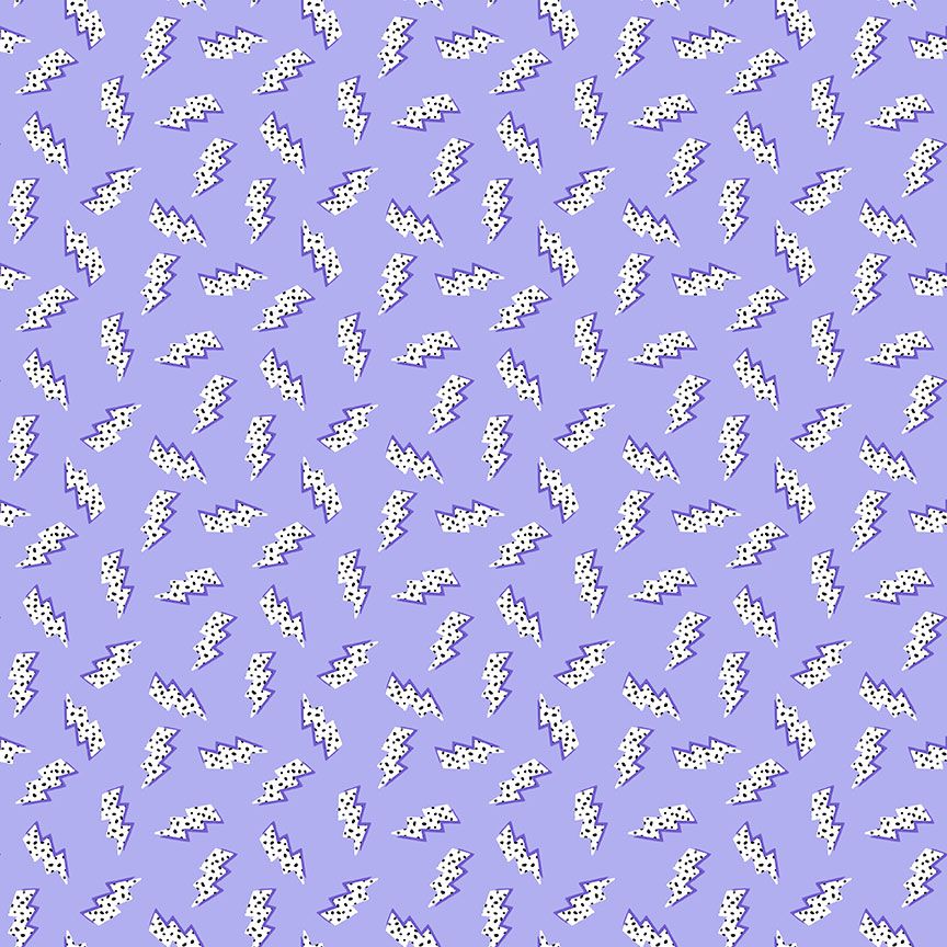 Bolt quilting fabric in lilac, part of the Mix Tape fabric collection by Pammie Jane (SKU: STELLA-DPJ3239 LILAC)