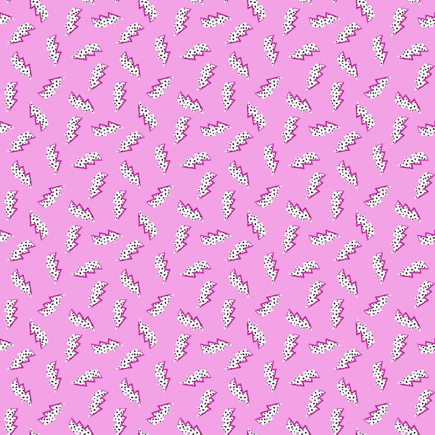 Bolt quilting fabric in Pink, part of the Mix Tape fabric collection by Pammie Jane (SKU: STELLA-DPJ3239 PINK)