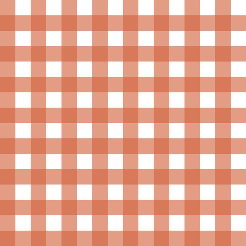 Rural Plaid in Ember quilting fabric, part of the Country Mouse fabric collection by Rae Ritchie (SKU: STELLA-DRR3255 EMBER)