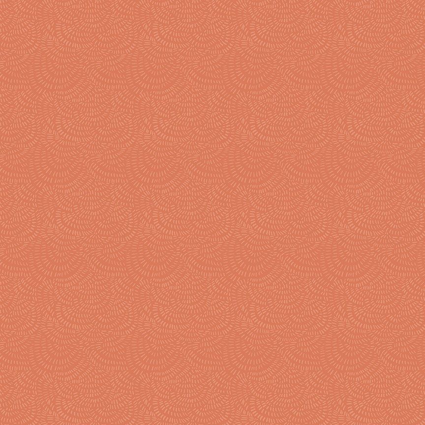Crimp in Ember quilting fabric, part of the Country Mouse fabric collection by Rae Ritchie (SKU: STELLA-DRR2293 EMBER)