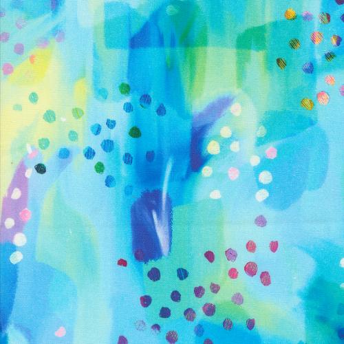 PREORDER - 108" Gradients Auras in Turquoise - 108011 13 - Half Yard