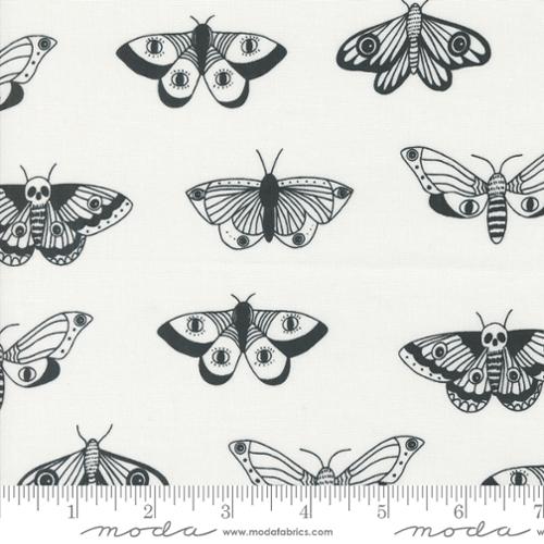 PREORDER - Noir - Mystic Moth in Ghost - 11543 21 - Half Yard