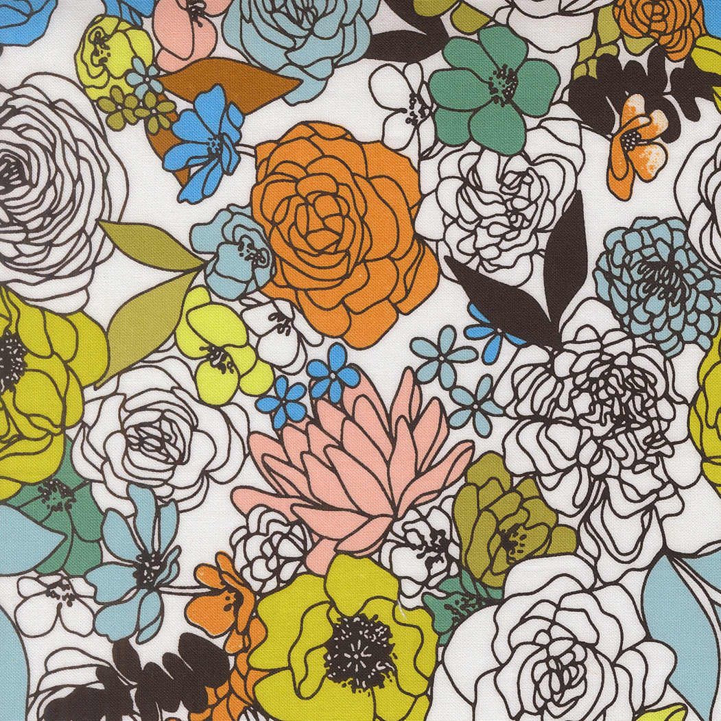 Love Dove Hidden Facet quilting fabric, part of the True to Hue fabric collection by Alli K Design (SKU: 11560 11)