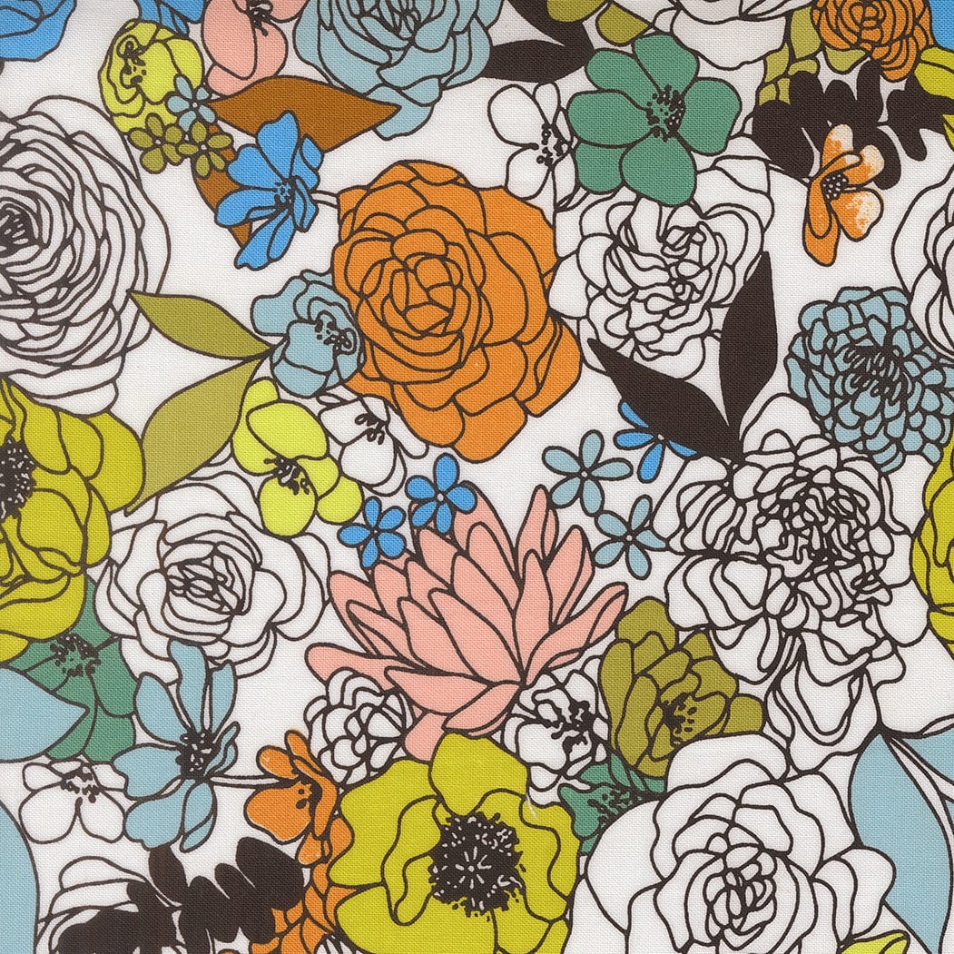 Love Dove Hidden Facet quilting fabric, part of the True to Hue fabric collection by Alli K Design (SKU: 11560 11)