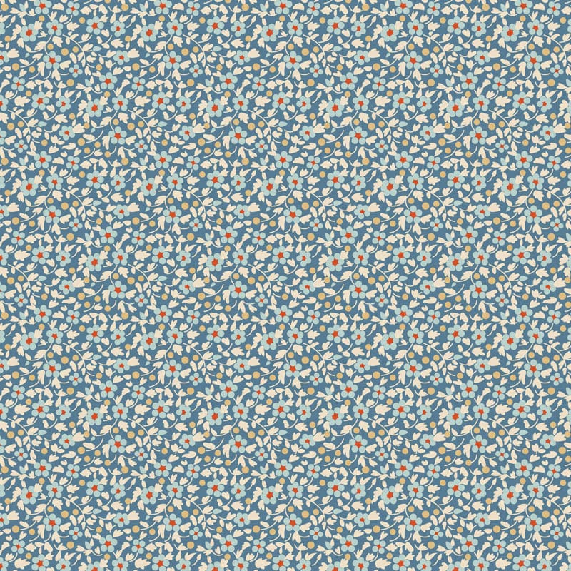 Cotton quilting fabric pattern called 'Summer'. Part of the 'Creating Memories' fabric collection. Designed by Tilda Fabrics for fabric company Tilda Fabrics. SKU: TIL130131. 44-45 inch width.