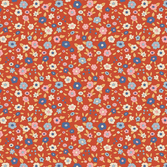 Cotton quilting fabric pattern called 'Autumn'. Part of the 'Creating Memories' fabric collection. Designed by Tilda Fabrics for fabric company Tilda Fabrics. SKU: TIL130138. 44-45 inch width.