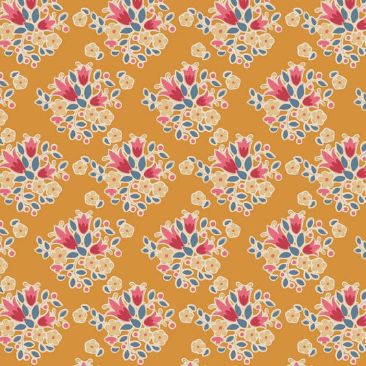 Cotton quilting fabric pattern called 'Autumn'. Part of the 'Creating Memories' fabric collection. Designed by Tilda Fabrics for fabric company Tilda Fabrics. SKU: TIL130139. 44-45 inch width.