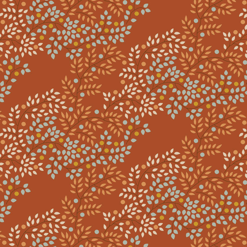 Cotton quilting fabric pattern called 'Autumn'. Part of the 'Creating Memories' fabric collection. Designed by Tilda Fabrics for fabric company Tilda Fabrics. SKU: TIL130140. 44-45 inch width.