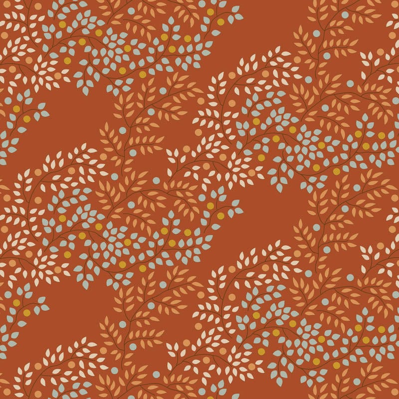 Cotton quilting fabric pattern called 'Autumn'. Part of the 'Creating Memories' fabric collection. Designed by Tilda Fabrics for fabric company Tilda Fabrics. SKU: TIL130140. 44-45 inch width.