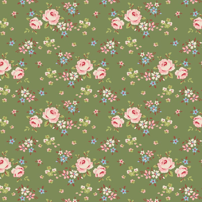 Cotton quilting fabric pattern called 'Winter'. Part of the 'Creating Memories' fabric collection. Designed by Tilda Fabrics for fabric company Tilda Fabrics. SKU: TIL130151. 44-45 inch width.