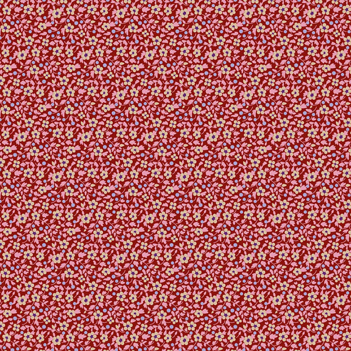 Burgundy quilting fabric, part of the Brie Basic fabric collection from Tilda Fabrics (SKU: TIL130193)