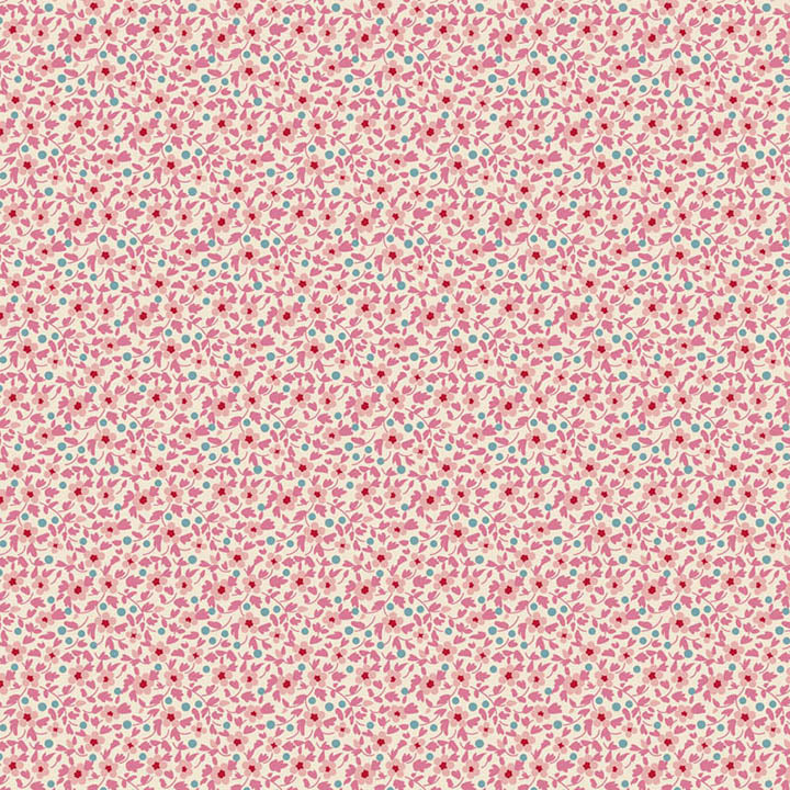 Pink quilting fabric, part of the Brie Basics fabric collection from Tilda Fabrics (SKU: TIL130194)
