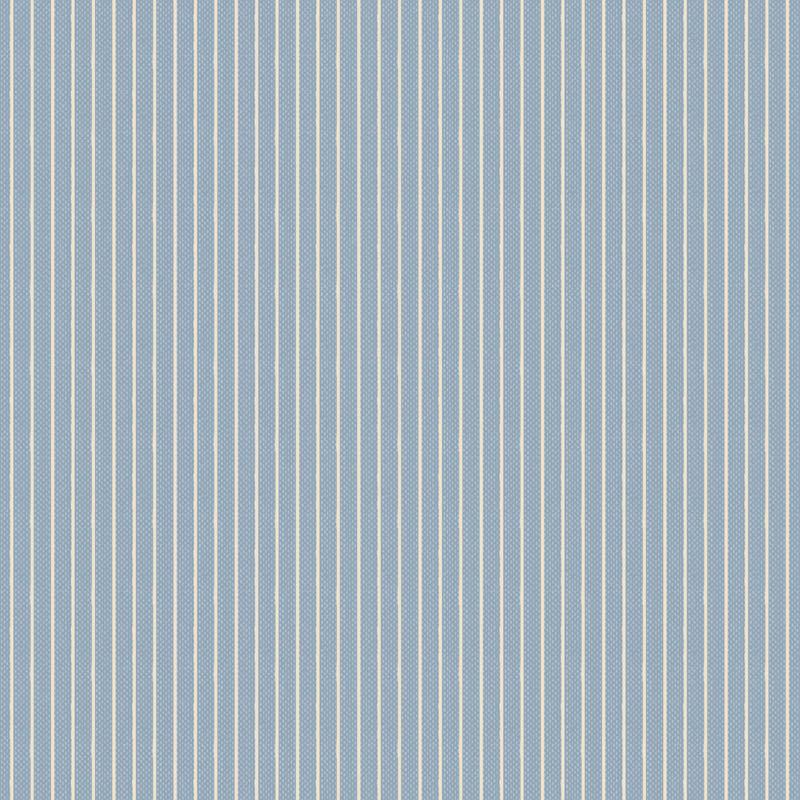 Creating Memories - Summer - Stripe Woven in Blue - Tilda Fabrics - TIL160068