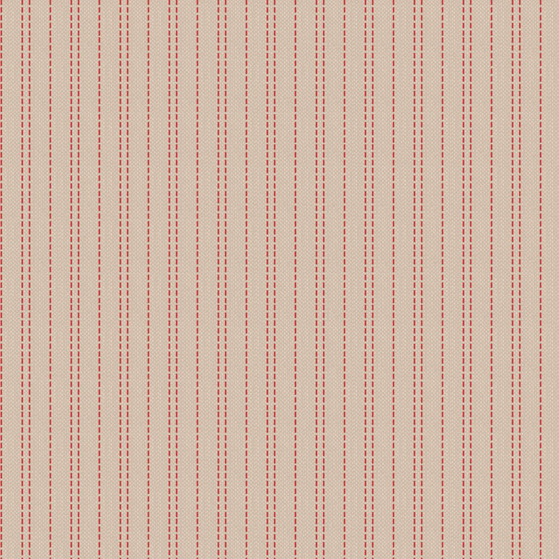 Creating Memories - Winter - Seamstripe Woven in Red - Tilda Fabrics - TIL160083