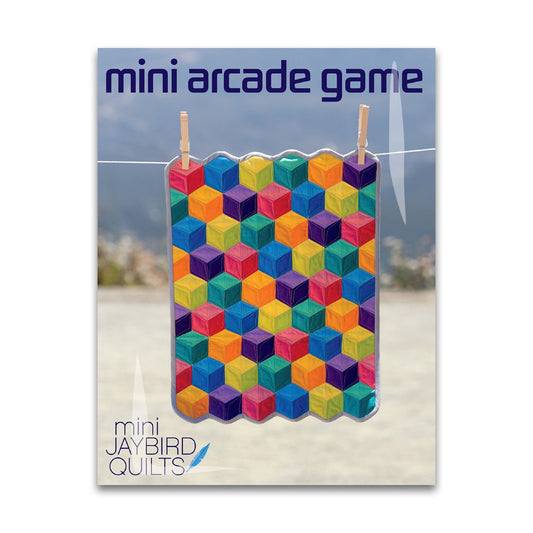Paper quilt pattern called 'Mini Arcade Game' by Jaybird Quilts. SKU: JBQ 173
