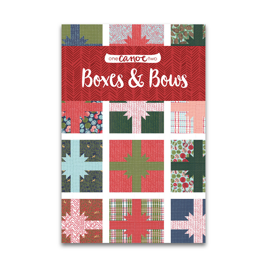 Boxes and Bows - one Canoe two - Paper Pattern - Quilt Pattern