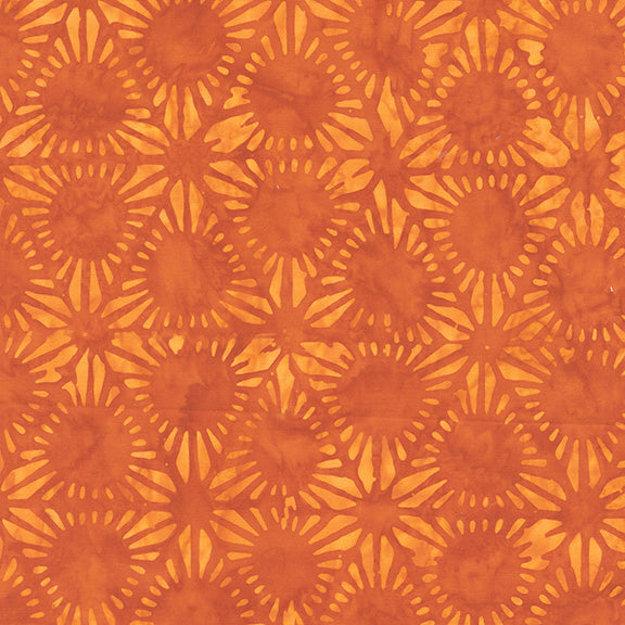Painted Sky - Dazzle in Mandarin - Baliscapes - 20235Q-X - Half Yard (Preorder)