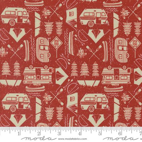 PREORDER - The Great Outdoors - Fire - 20884 15 - Half Yard