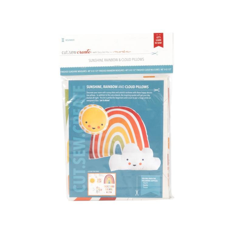 Cut Sew Create Part Two - Sunshine Rainbow Cloud - Pillow Panel - Stacy Iest Hsu - 20936 11P