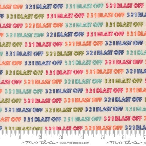 321 Blast Off - Countdown in Spacesuit - Stacy Iest Hsu - 20952 11 - Half Yard
