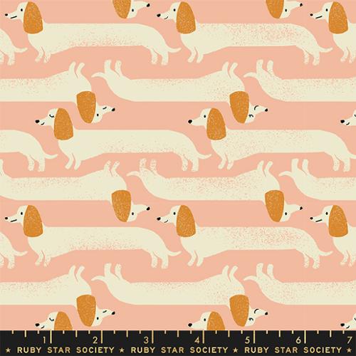 PREORDER - Dog Park - Long Dog in Dahlia - RS2096 11 - Half Yard