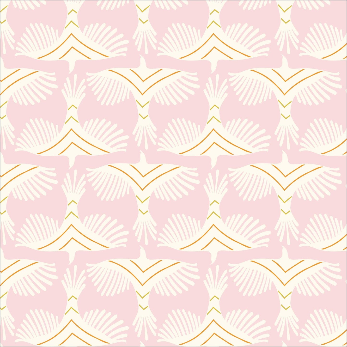 Cotton quilting fabric pattern called 'Soar'. Part of the 'Savanna Dreams' fabric collection. Designed by Kate Lower for fabric company Cloud 9 Fabrics. SKU: 227453. 44-45 inch width.
