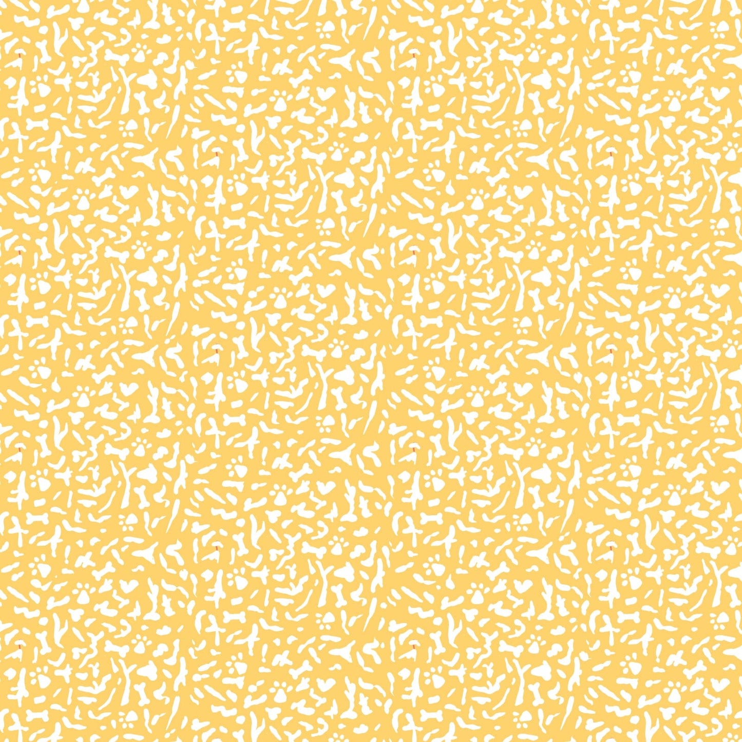 Cotton quilting fabric pattern called 'K9 Composition Book in Yellow'. Part of the 'Teacher's Pet' fabric collection. Designed by Krissy Mast for fabric company Cloud 9 Fabrics. SKU: 227500. 44-45 inch width.