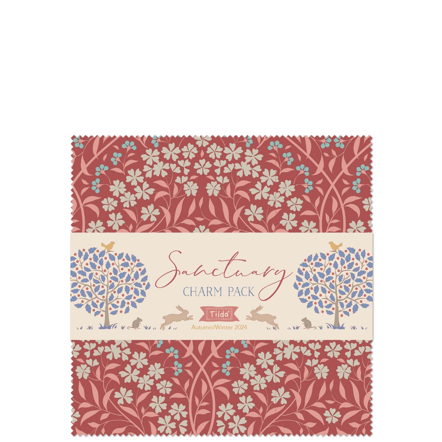 Sanctuary 5-Inch Charm Pack, 40 Pieces - by Tilda Fabrics