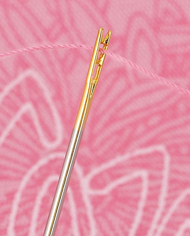 Dritz - Gold Eye Needles Easy Threading - 3068