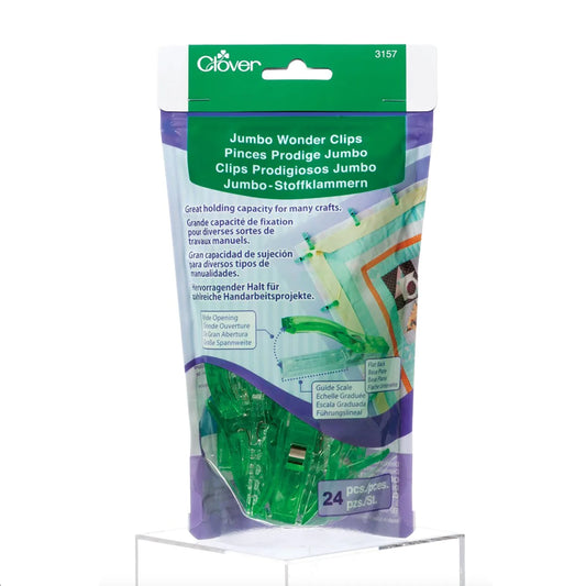 Clover - Jumbo Wonder Clips 24ct - 3157CV