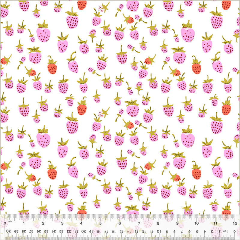 Strawberry - Heather Ross 20th Anniversary by Heather Ross - Half Yard