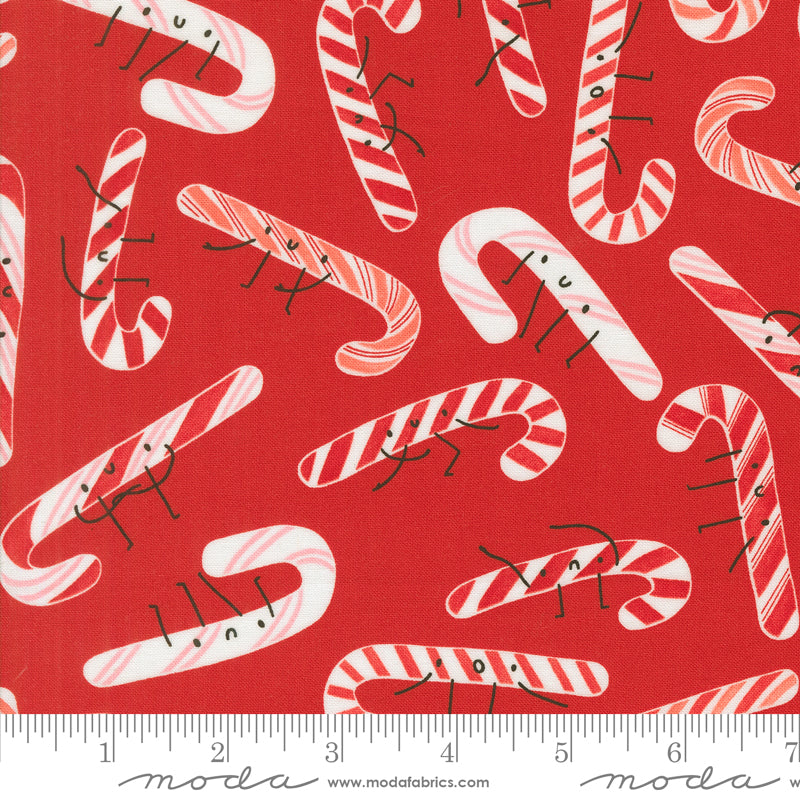 Tiny Christmas - Candy Cane in Christmas Red - Lizzy House - 37134 12