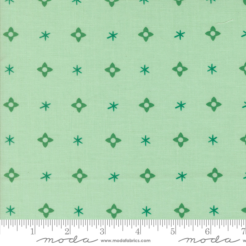 Tiny Christmas - Christmas Star in Mint - Lizzy House - 37135 16