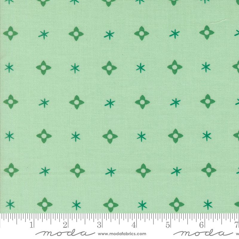 Tiny Christmas - Christmas Star in Mint - Lizzy House - 37135 16