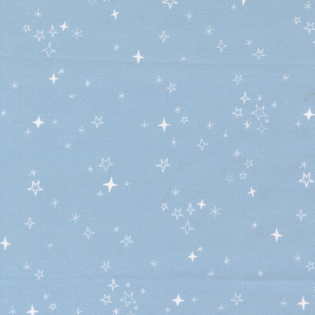 Twilight Twinkle Sky quilting fabric, part of the Only Treats fabric collection by Lizzy House (SKU: 37159 17)