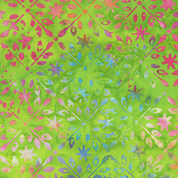April Green - Lattice in Lime - Jacqueline de Jonge - 3845Q-X - Half Yard (Preorder)