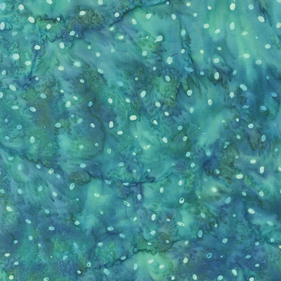 Sparkly Christmas - Teal - Jacqueline de Jonge - 3920Q-X - Half Yard
