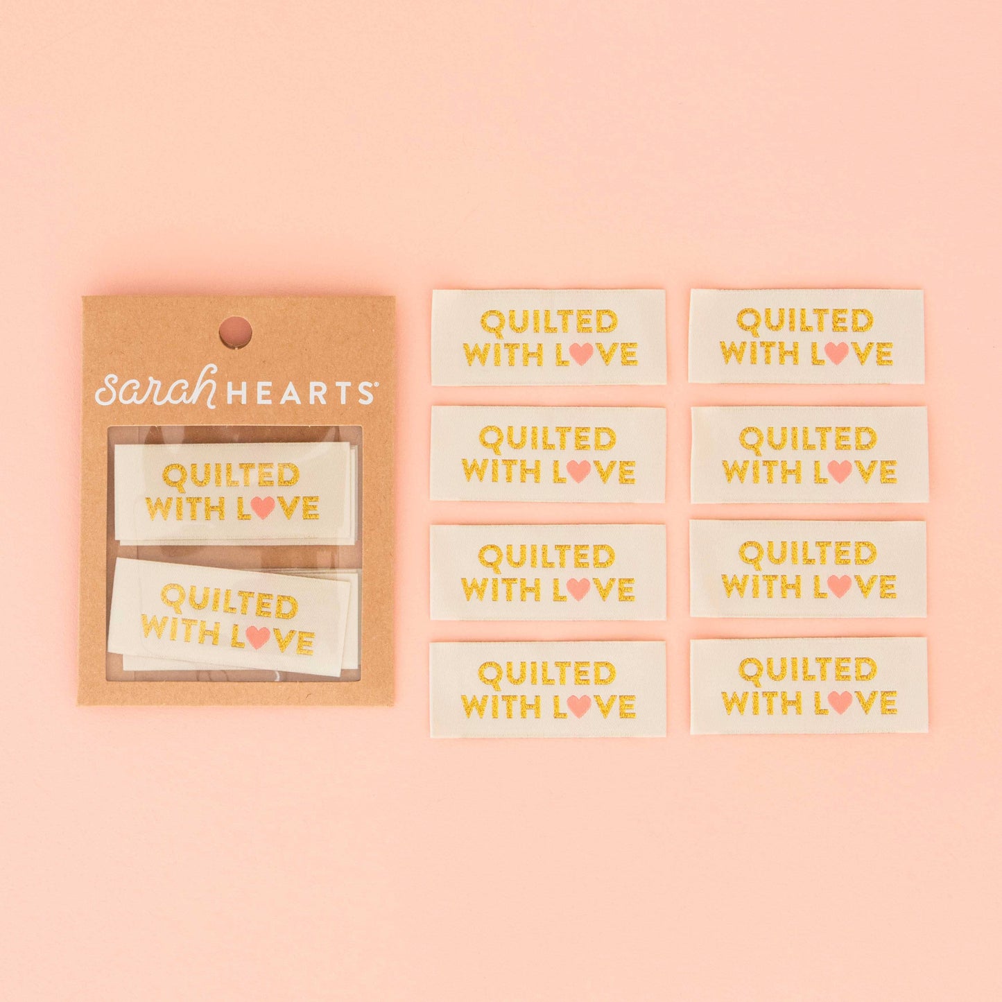 Sarah Hearts - Quilted with Love Tags - LP185