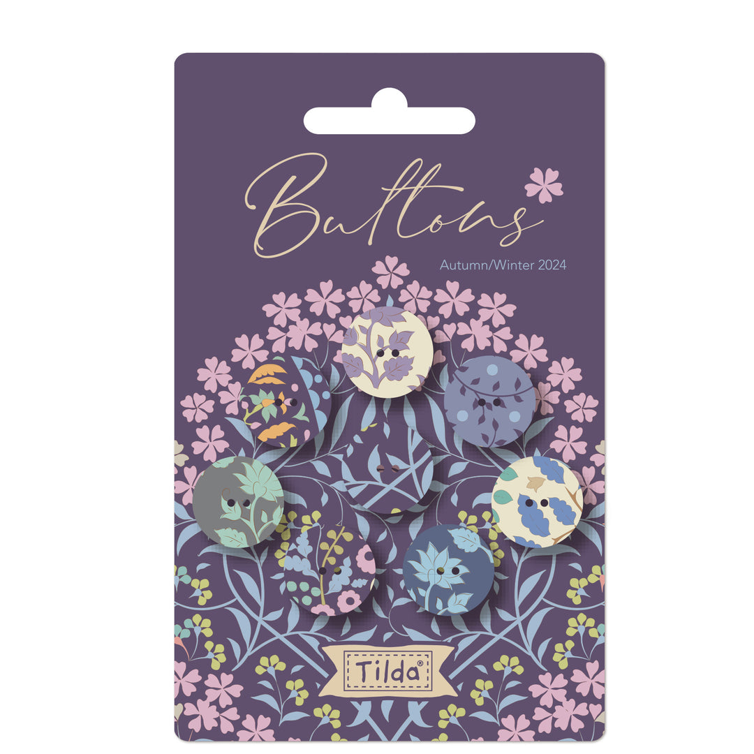 Sanctuary - Buttons 0.63 in (16mm) 8pc - Tilda Fabrics - TIL400067