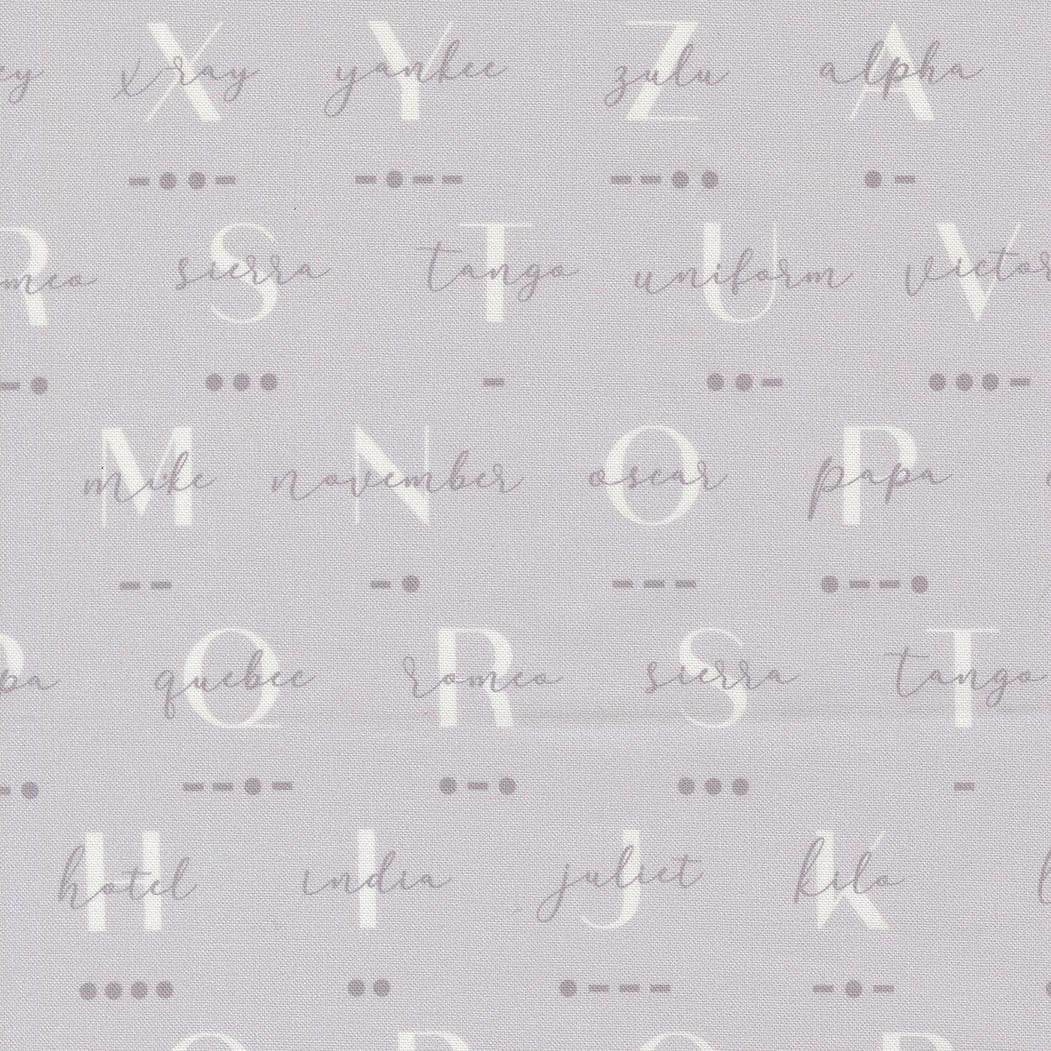 PREORDER - High Flight - Phonetic Morse - Sariditty - 45062 21 - Half Yard