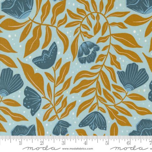 PREORDER - Folk Lore - Dancing Flowers in Mist - Fancy That Design House - 45602 20 - Half Yard