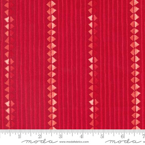 PREORDER - Winterly - Christmas Ribbon in Crimson - 48763 15 - Half Yard